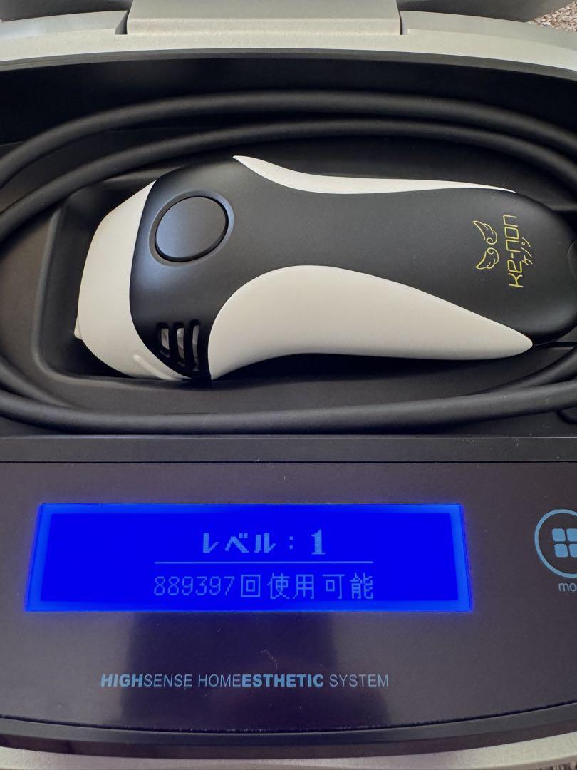 美品★2021年製ケノンke-non ver8.5黒ブラック全身脱毛脱毛器