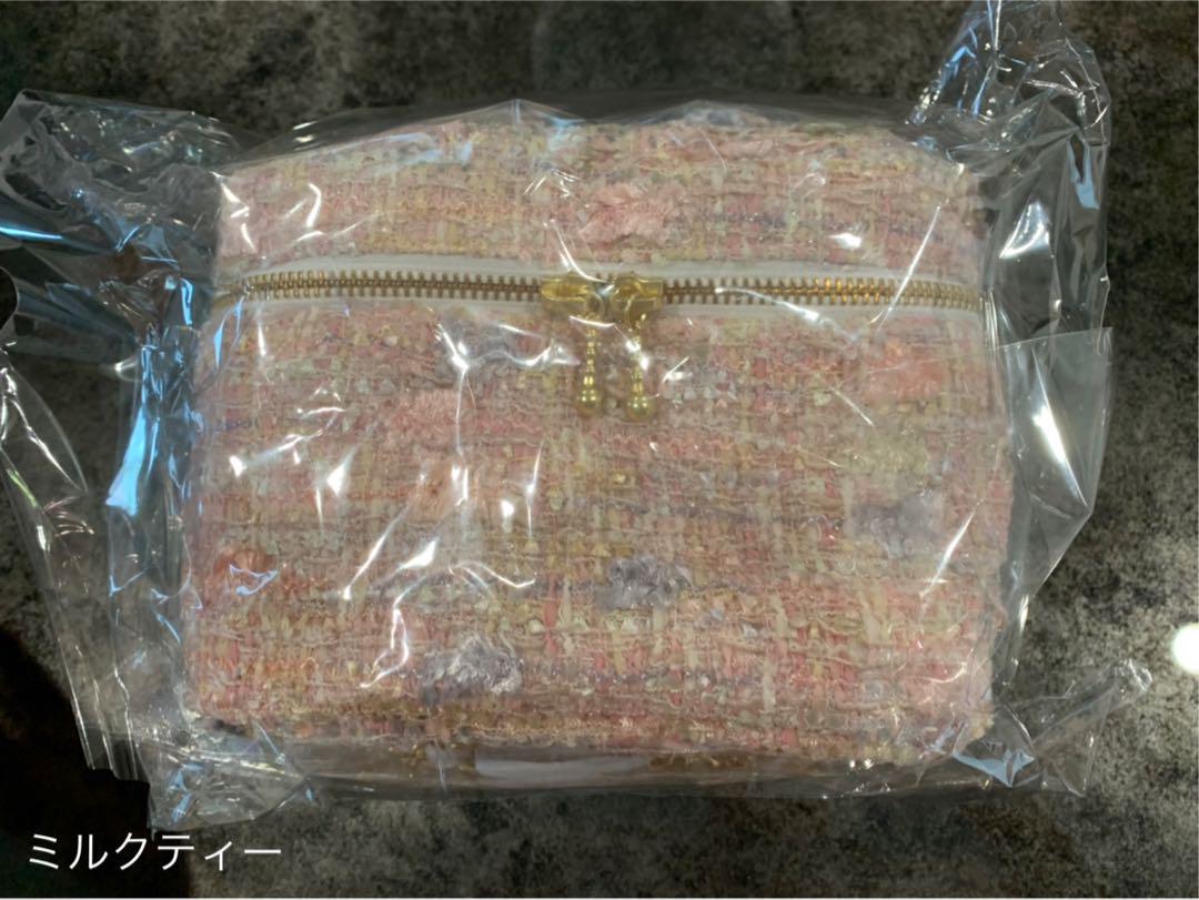 charmantsac シャルマントサック 新品未使用 尾州ツイードミニバニティ 画像2