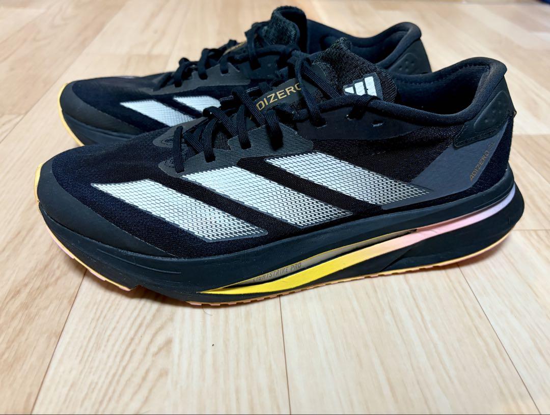 くまモン　adidas　アディゼロSL2 27cm 黒