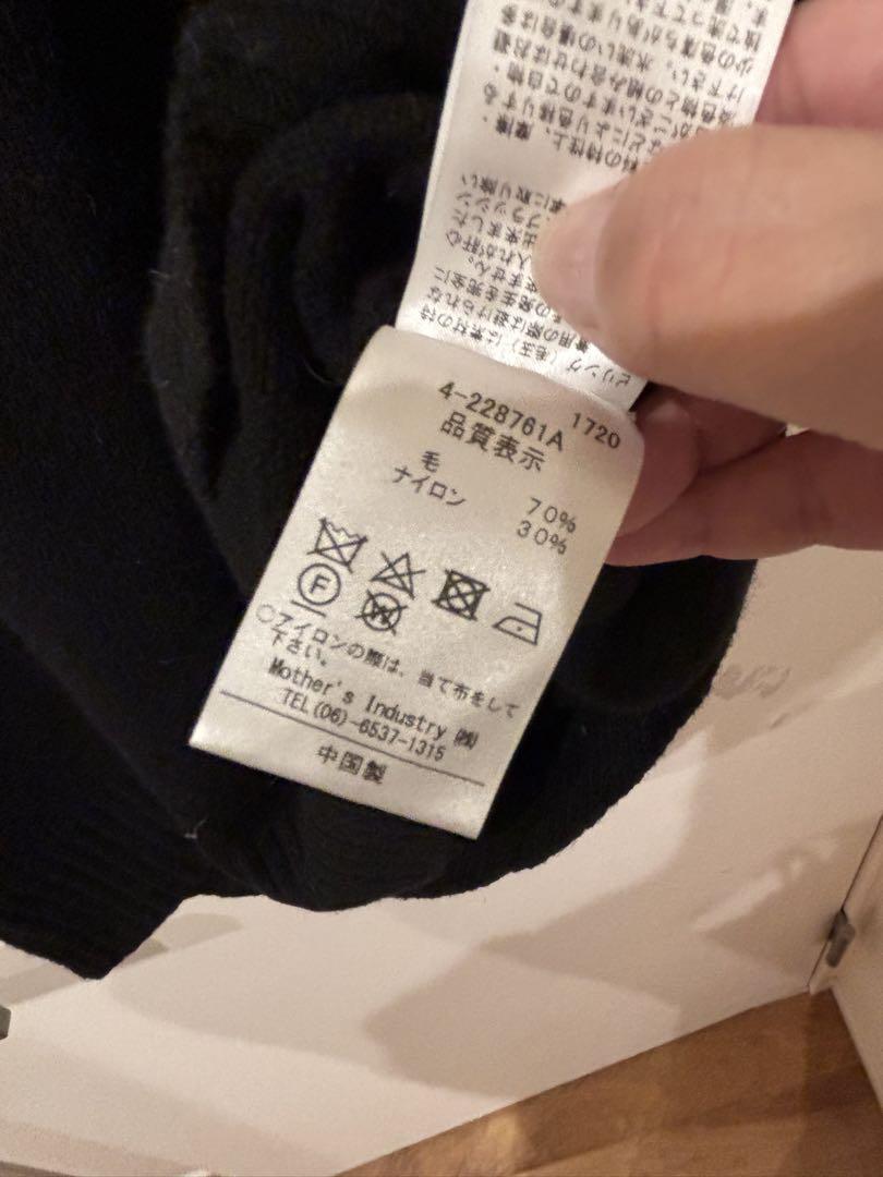 mizuiroind 黒 ノースリーブベスト