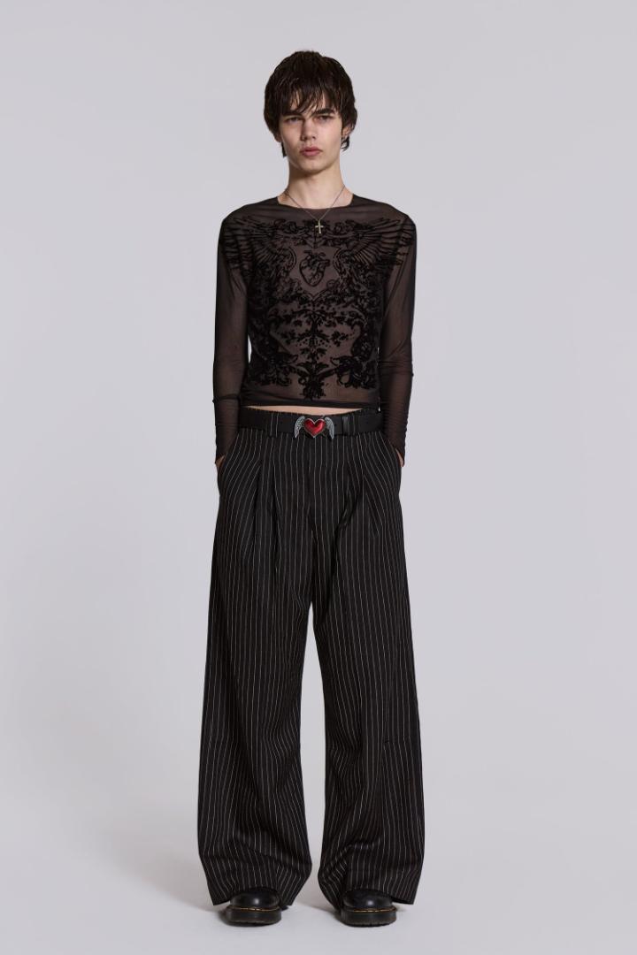 新品】JADED LONDON バギースラックス ブラック 32
