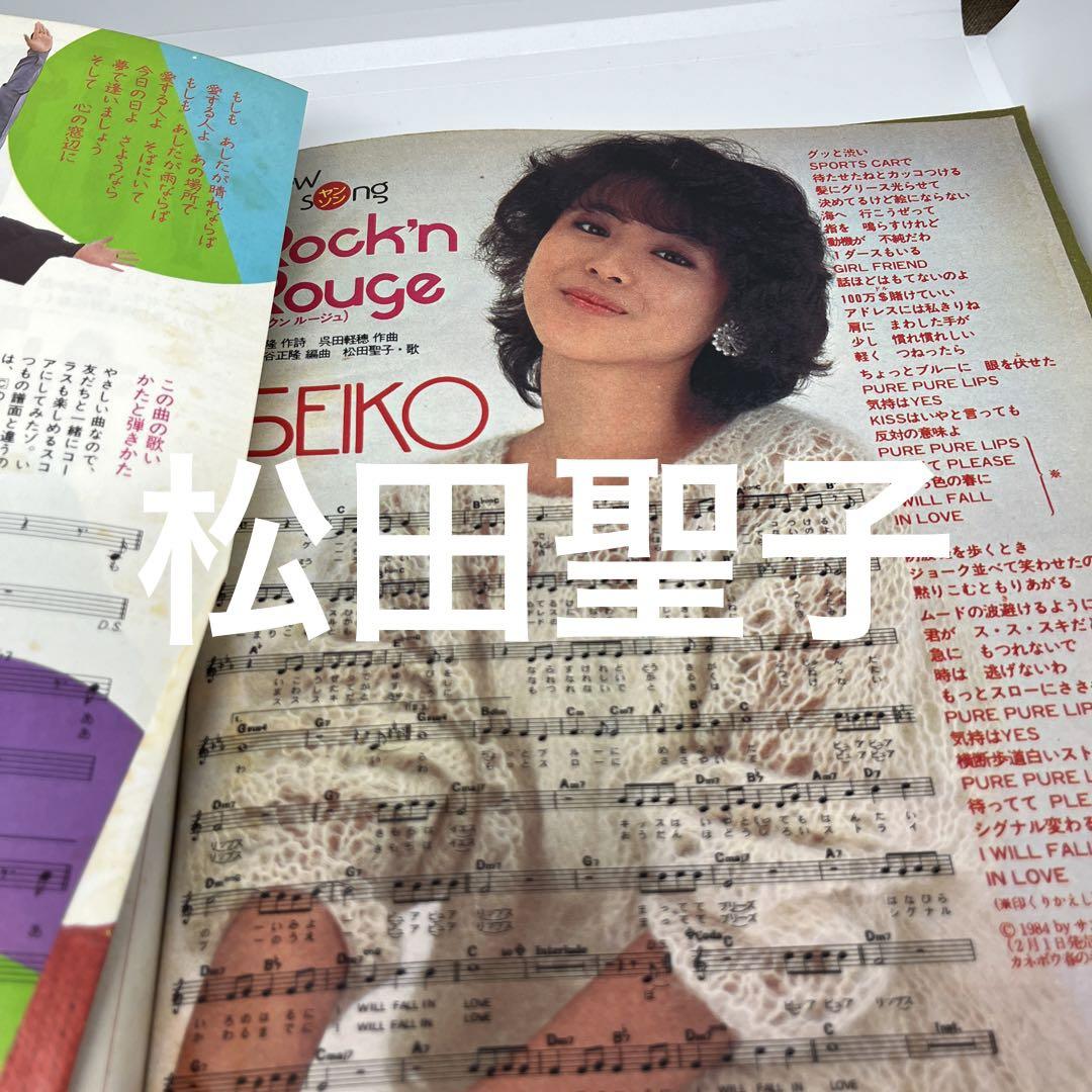 ヤンソン young song ヤングソング 明星 歌本 1984年 3月号