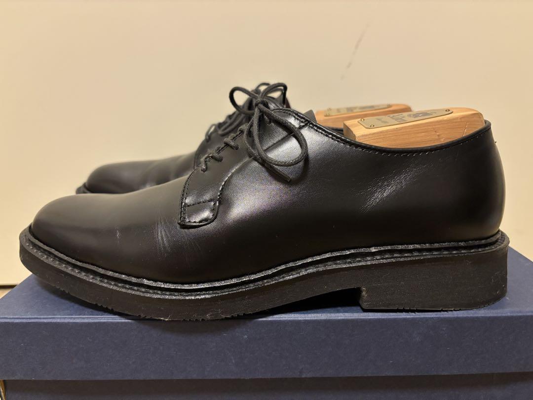 オールデン　プレーントゥ　カーフ　バリーラスト　ALDEN