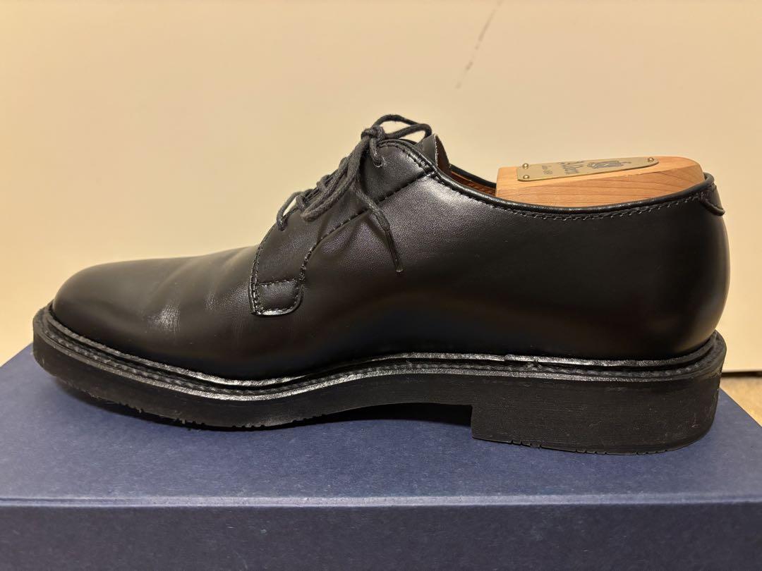 オールデン　プレーントゥ　カーフ　バリーラスト　ALDEN