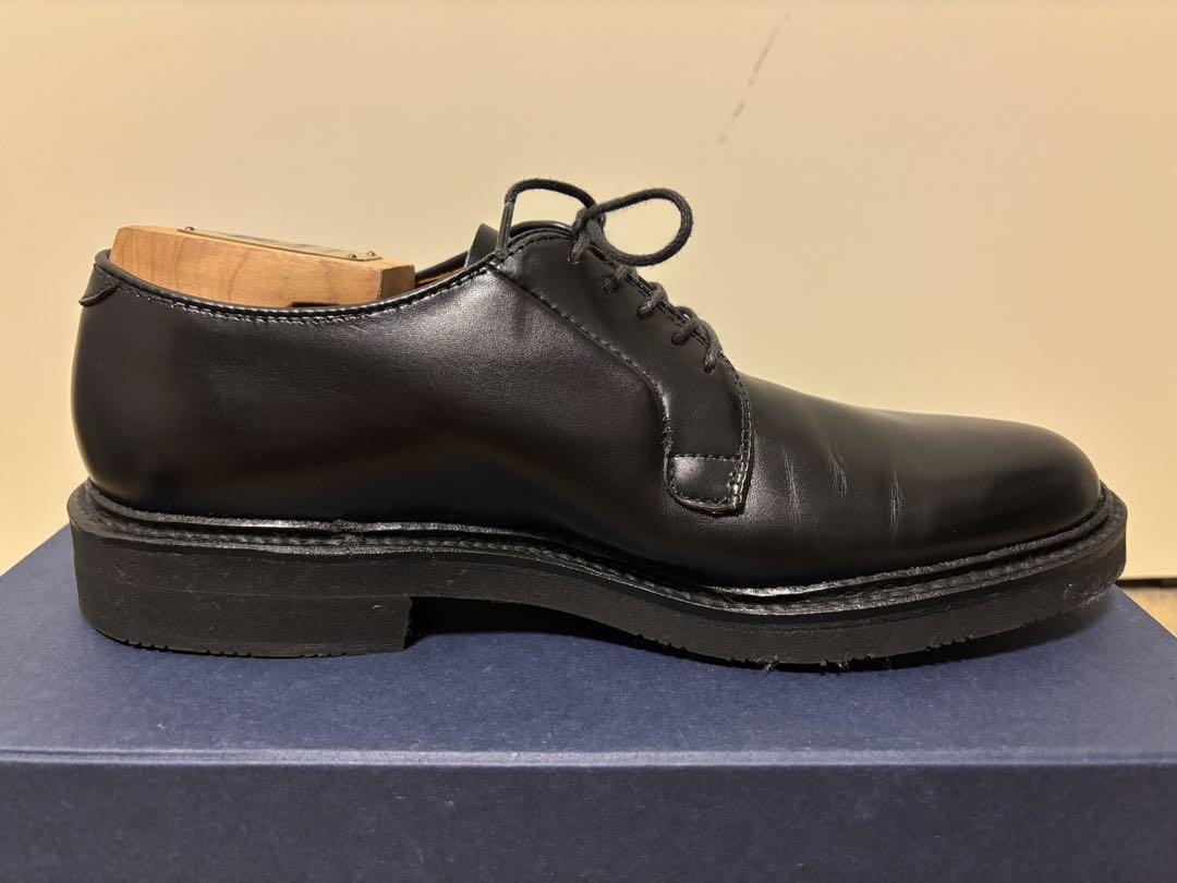オールデン　プレーントゥ　カーフ　バリーラスト　ALDEN