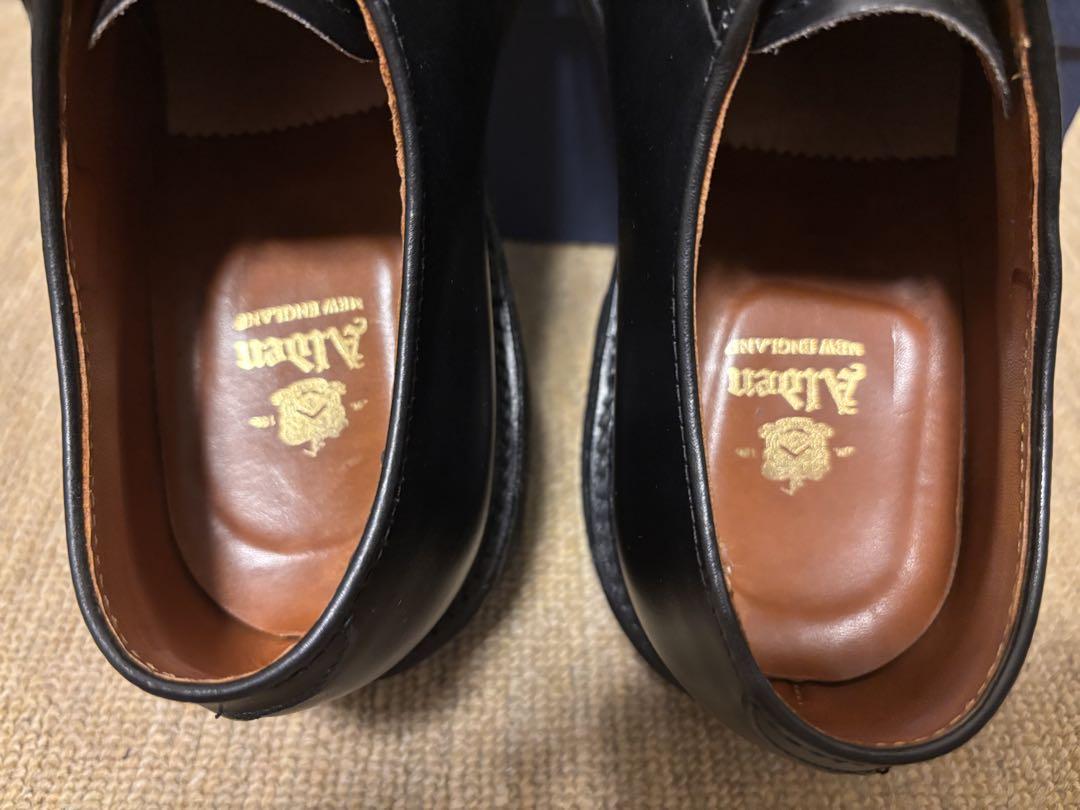 オールデン　プレーントゥ　カーフ　バリーラスト　ALDEN