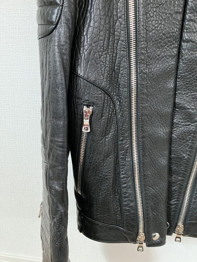 バルマン（BALMAIN）ラムレザーライダース