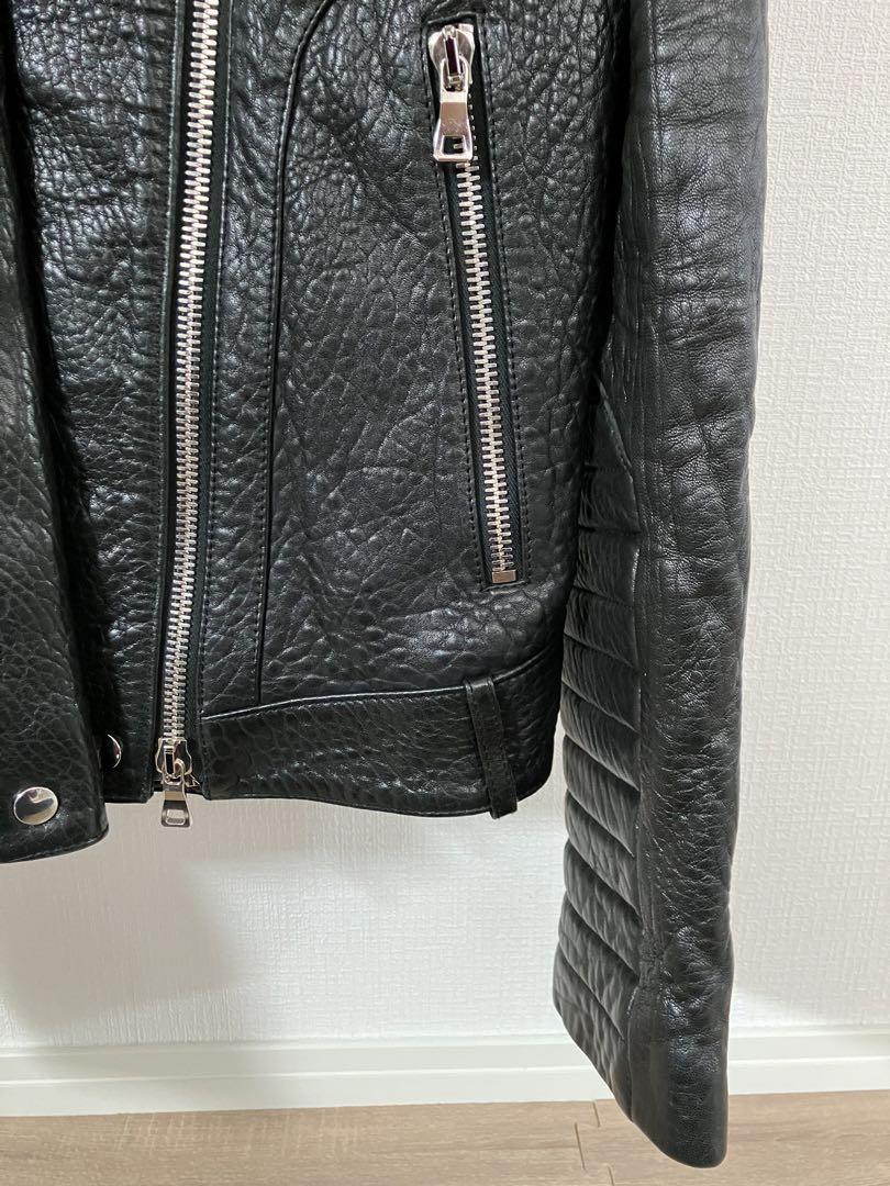 バルマン（BALMAIN）ラムレザーライダース