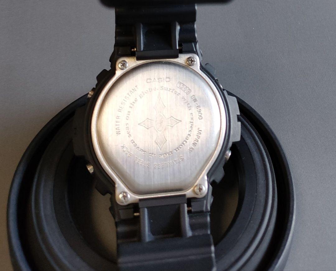 黒スラッシャー G-SHOCK DW-6900BLM ローカルモーション改