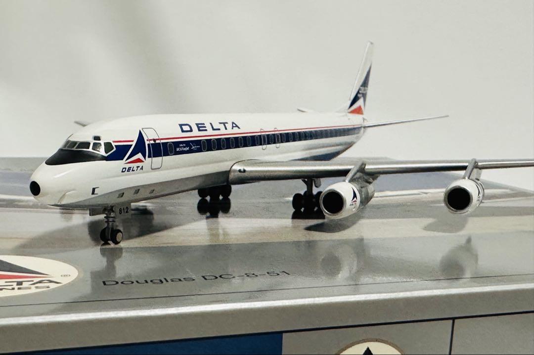 Herpa 1/200 ダグラス DC-8-51 デルタ航空 ダイキャストモデル Herpa 1/200 ダグラス DC-8-51 デルタ航空 ダイキャストモデルの