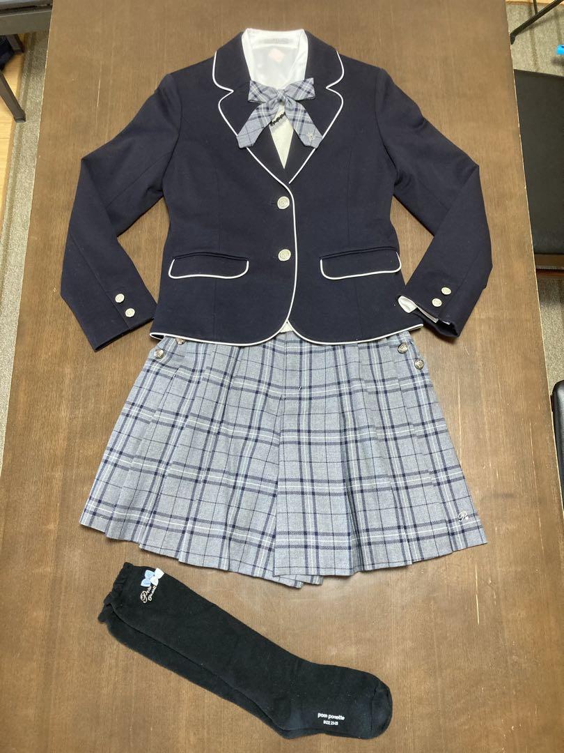 ポンポネットジュニア　卒服　6点セット　160サイズ　ジャケット＆キュロット