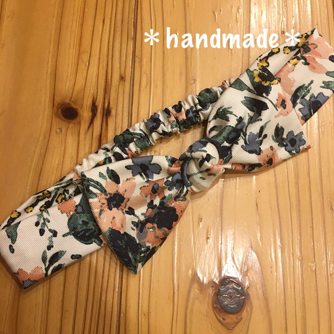 ＊handmade＊no.335 NEW☆★ ターバン　ヘアバンド