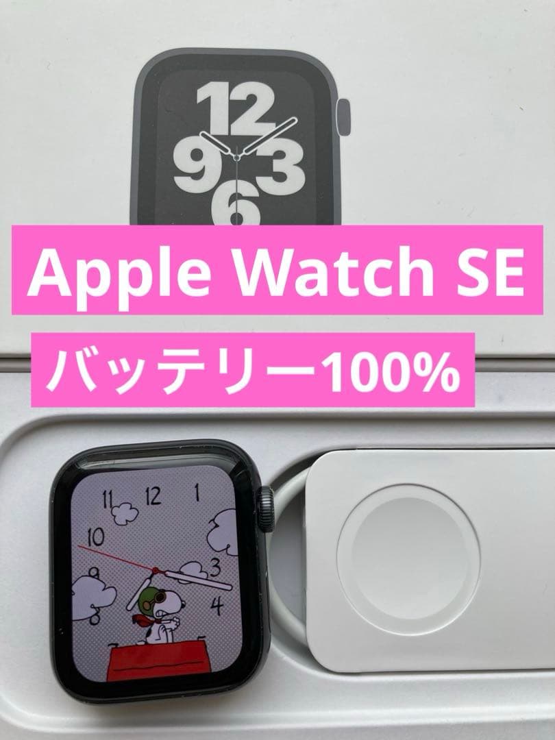 【最大容量100%】 Apple Watch SE