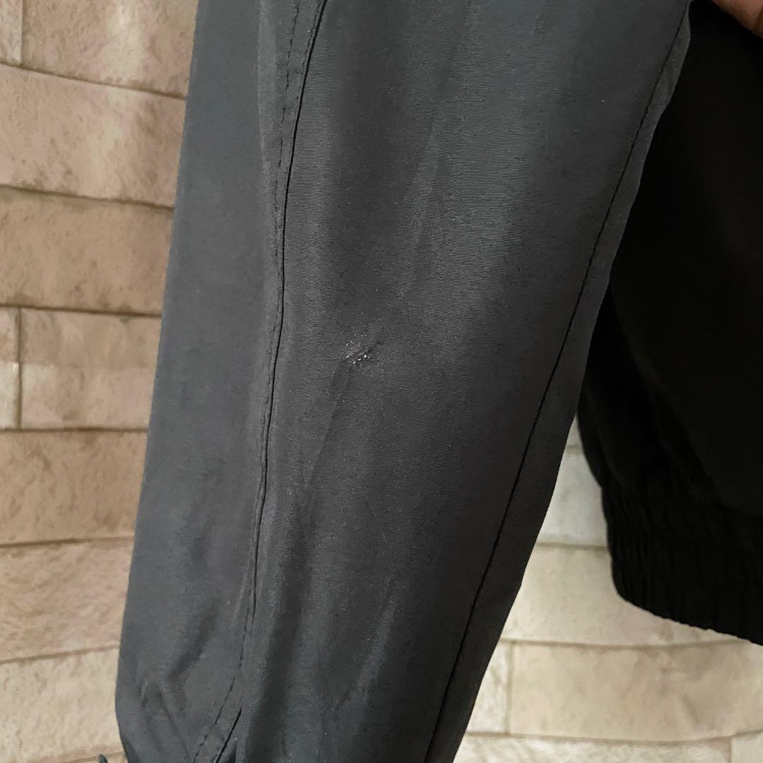 カベラス ナイロンジャケット 裏地フリース 刺繍 黒 M