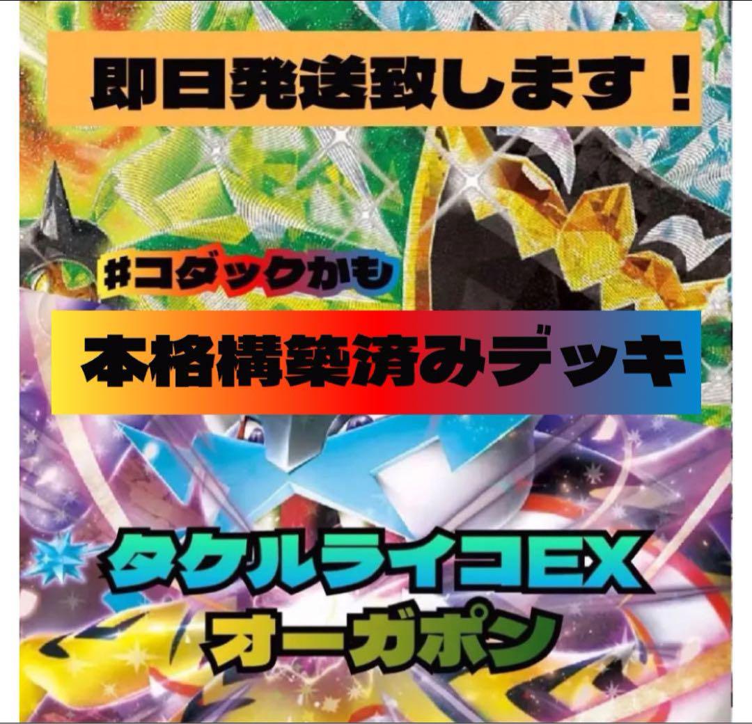 新レギュ対応タケルライコex構築済60枚デッキ タケルライコex 構築済みデッキ ポケモンカード 新レギュ対応の