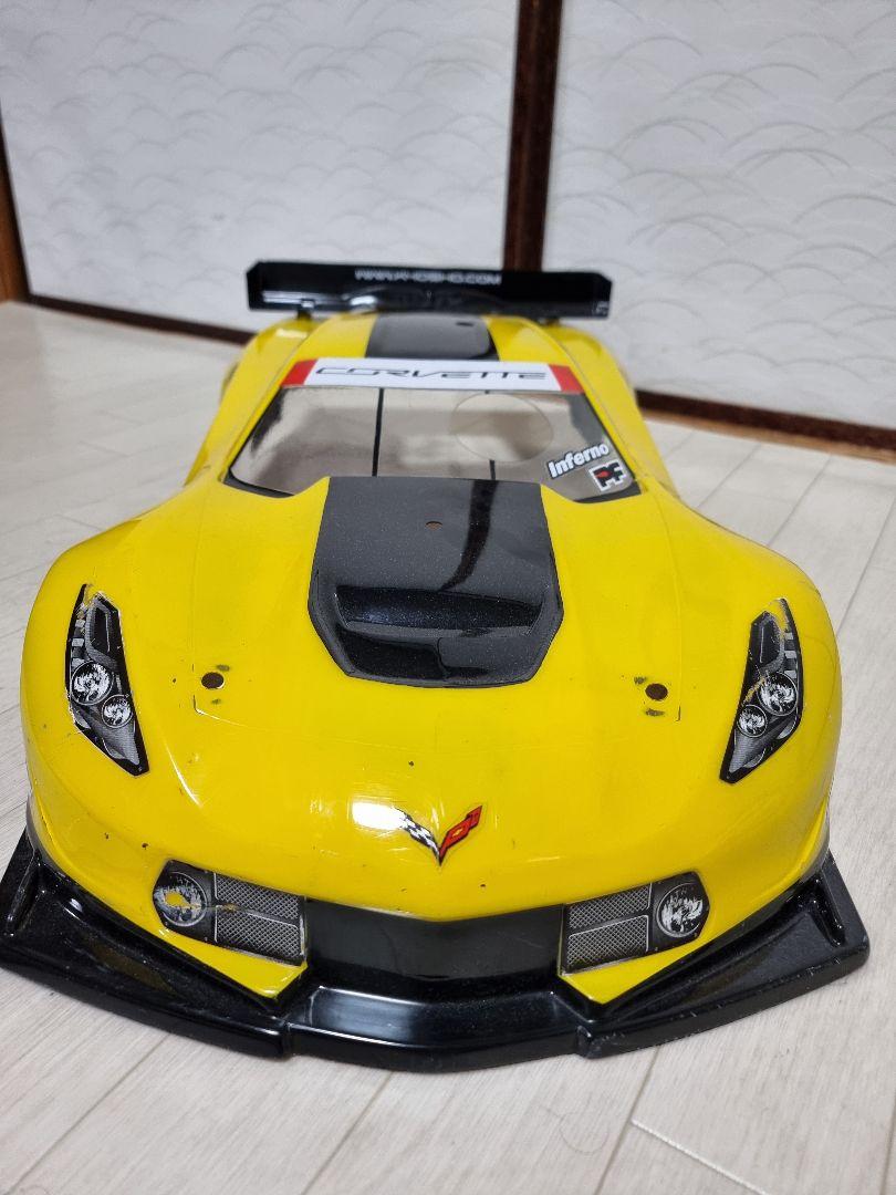 京商 1/8 インファーノGT2用 シボレー コルベット C7-R ボディ