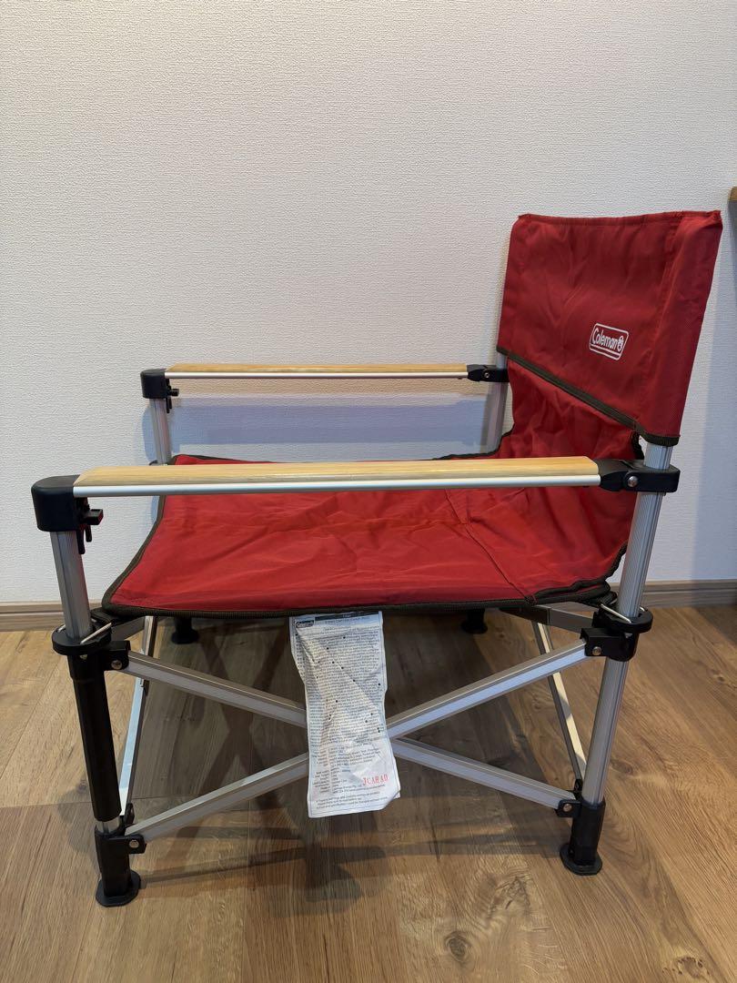 Colemanアウトドアチェア　ツーウェイキャプテンチェア　レッド