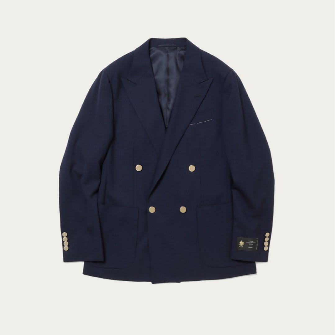 UNITED ARROWS ダブルブレザー　ネイビー サイズ46