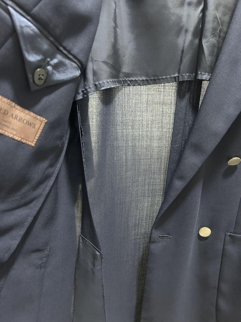 UNITED ARROWS ダブルブレザー　ネイビー サイズ46