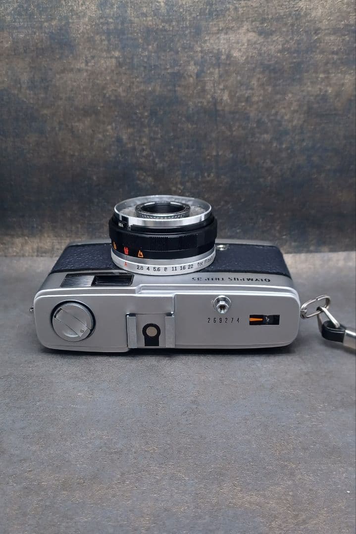 1点物 レトロ フイルム カメラ」オリンパス Trip 35 ネイビー フィルム