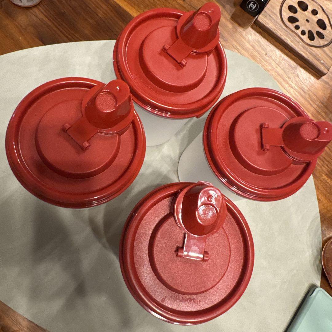 tupperware オイル　醤油　ポット 440ml 4個