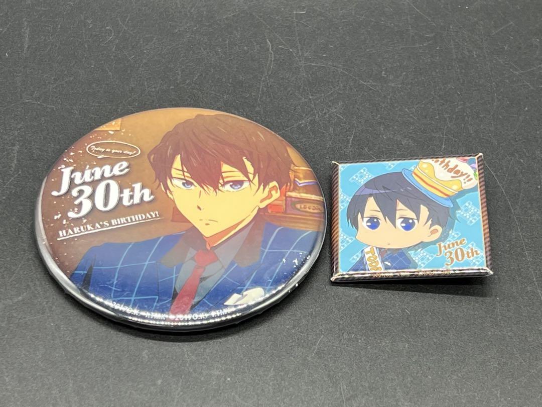 Free! 七瀬遙 Birthday 缶バッチ - メルカリ