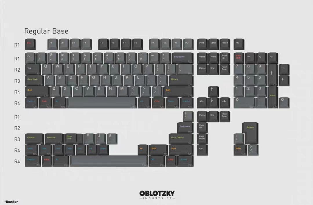 新品 GMK CYLOblivionv3.1 Monochrome キーキャップ