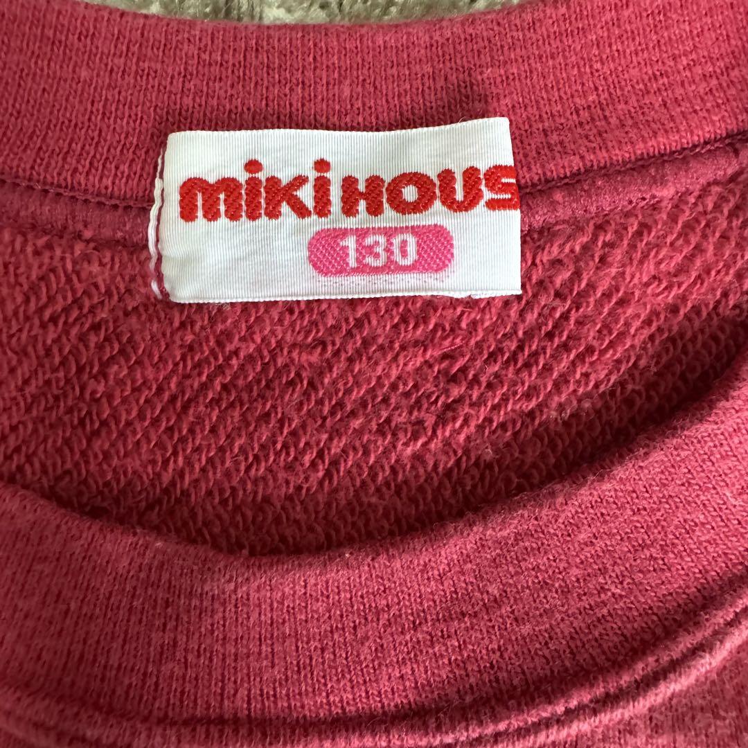 MIKI HOUSE 赤 トレーナー 130 MIKI HOUSE sports トレーナー 130 赤 ロゴ入り - メルカリ