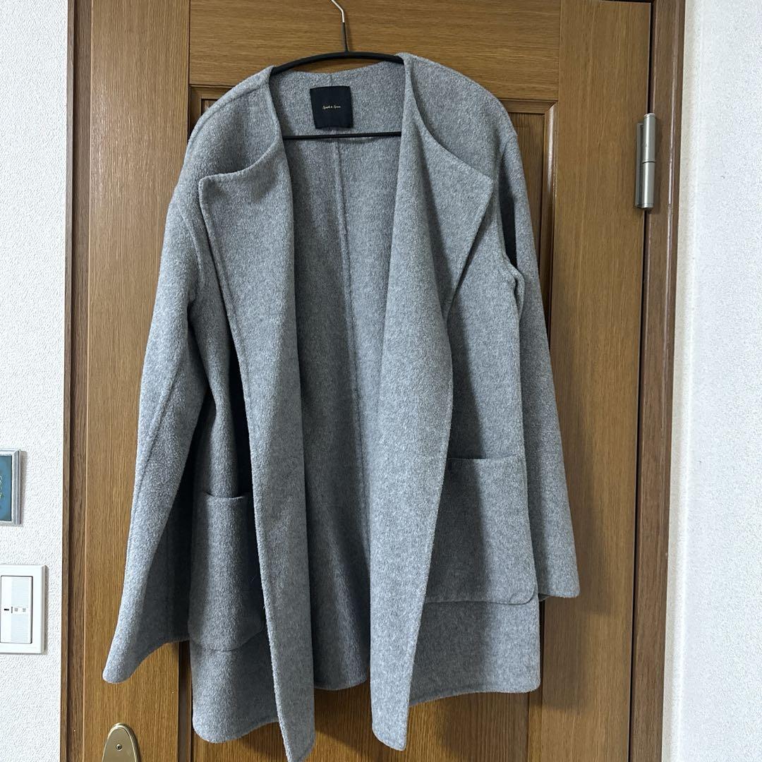 Spic&Span ウールリバーコート