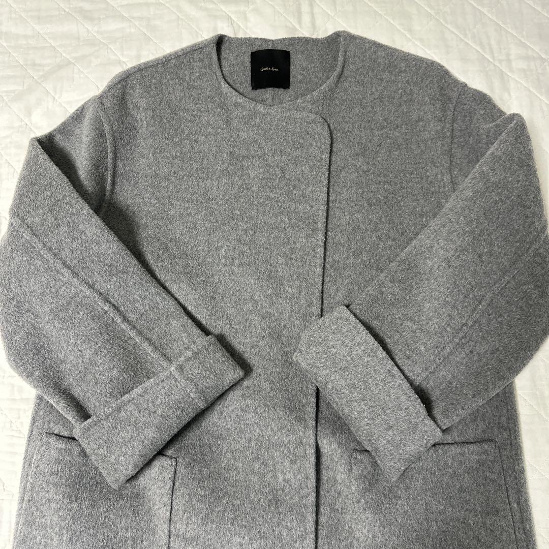 Spic&Span ウールリバーコート