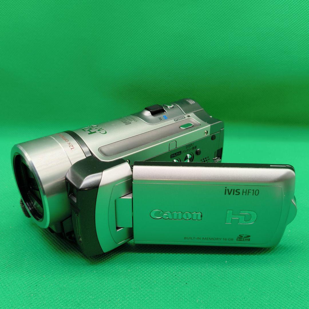 超熱 動作確認済】Canon メルカリ - ビデオカメラ HF10 iVIS キヤノン ビデオカメラ