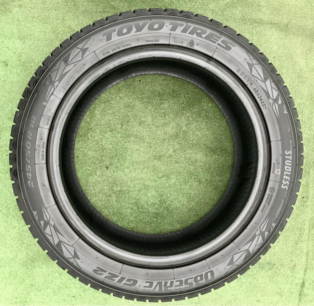 245/50 R18、TOYO TIRES OBSERVE GGZ2、2023年