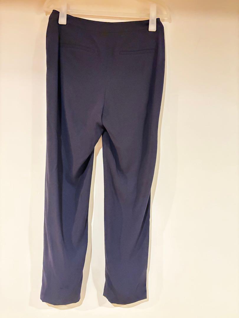 公式の店舗 theory luxe サイズ36 パンツ ネイビー パンツ