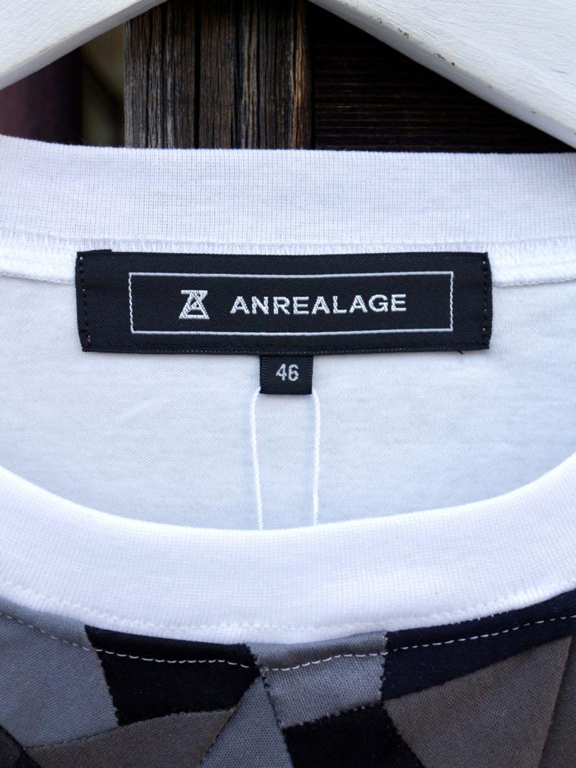 ANREALAGE 23ss YOKE PATCHWORK ロンT カットソー