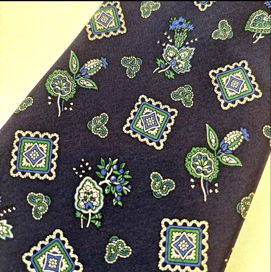 美品】LANVIN ランバン シルク ネクタイ 花柄 ペイズリー - メルカリ