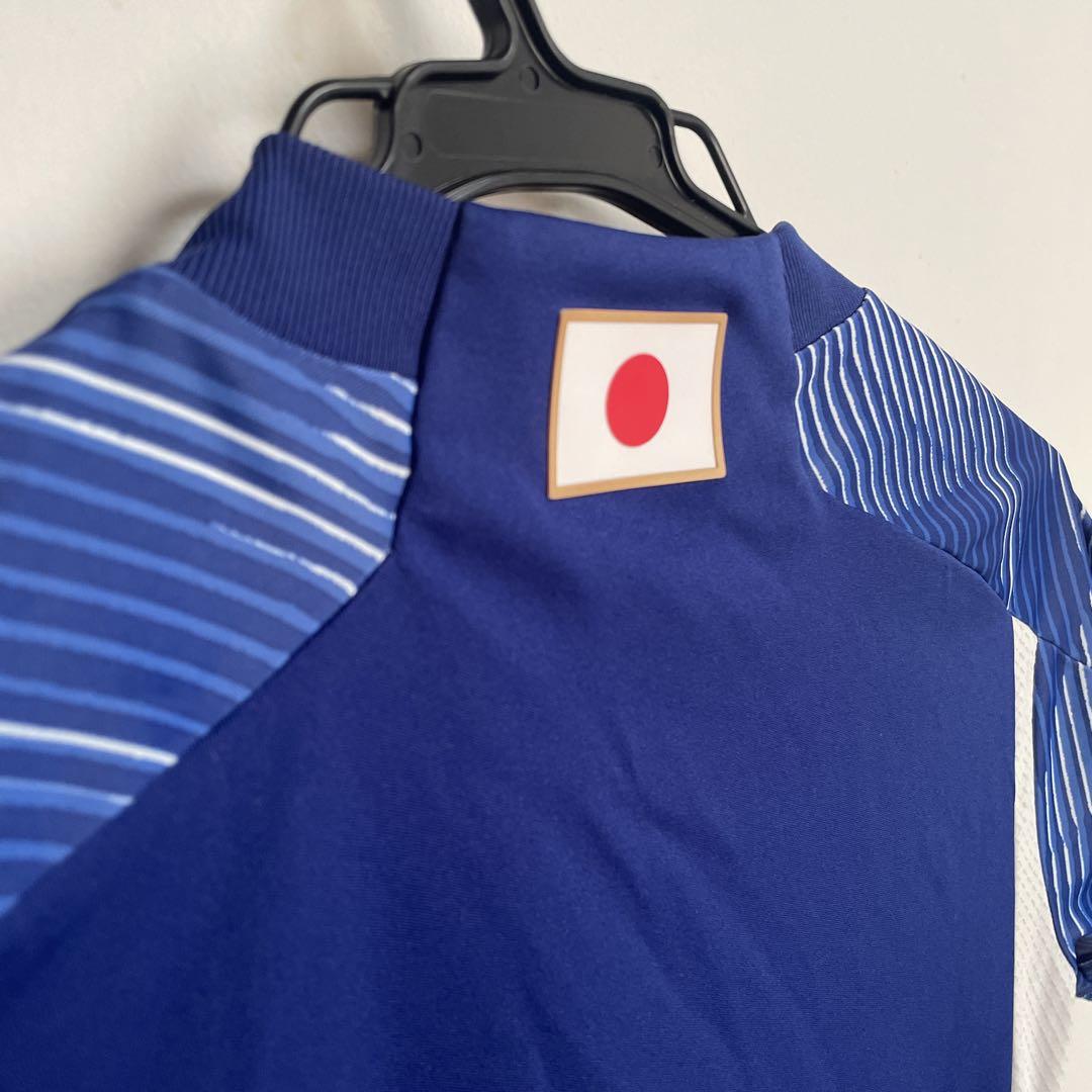 adidas 日本代表 サッカーシャツ 青　Мサイズ 非売品 adidas 日本代表 サッカーウェア 青 Мサイズ - メルカリ
