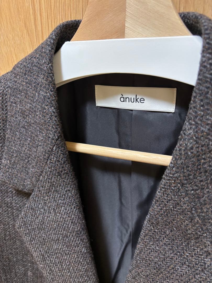 【anuke】Herringbone Wool Jacket 【anuke】Herringbone Wool Jacket