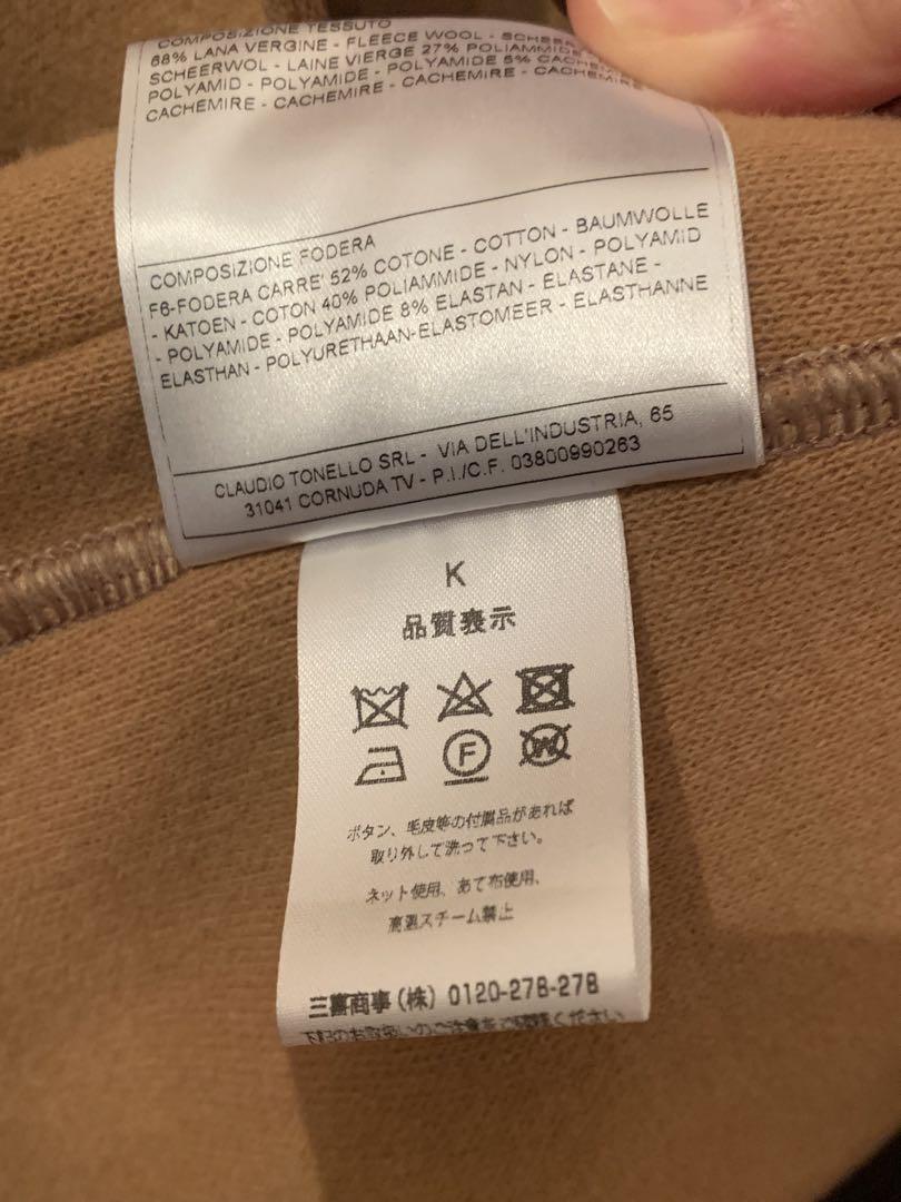 t-jacket ウールカシミヤジャケット MADE IN ITALY