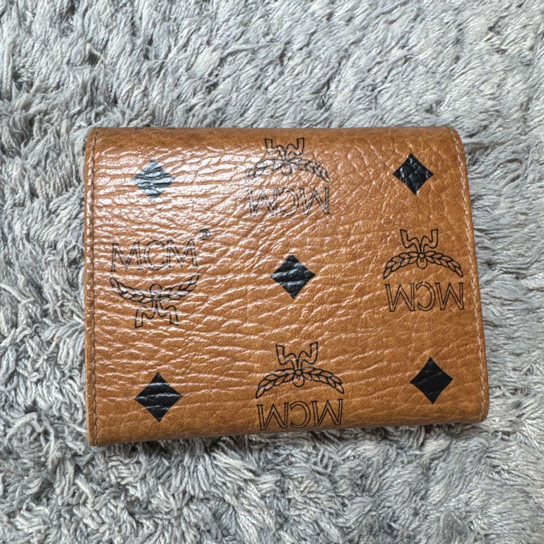 MCM エムシーエム 三つ折り財布 コンパクトウォレット レザー