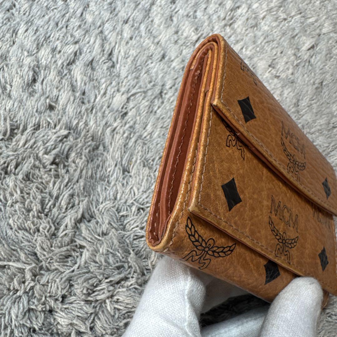 MCM エムシーエム 三つ折り財布 コンパクトウォレット レザー