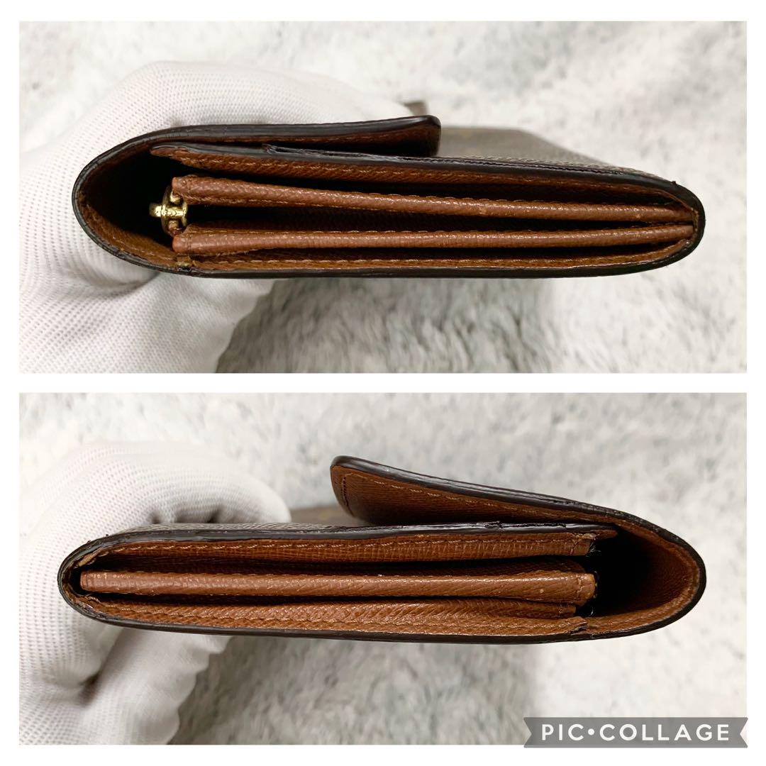 【極美品】ルイ・ヴィトン モノグラム サラ 長財布 M61725 ●