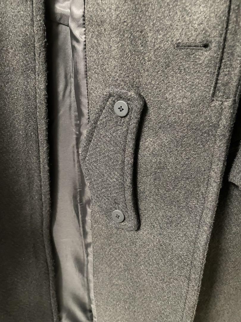 未使用　M　SMOOTH HERRINGBONE MAXI OVER COAT