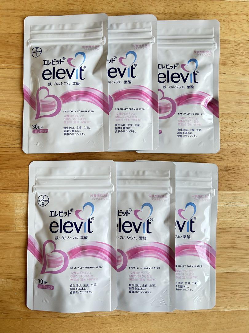 elevit 葉酸サプリメント 30粒×6パック