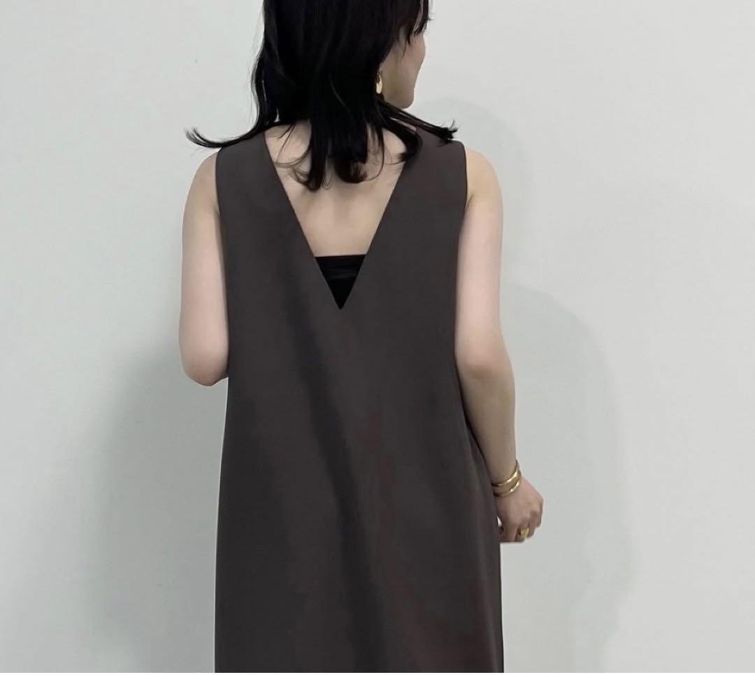 【stola.】インナー付きIラインワンピース