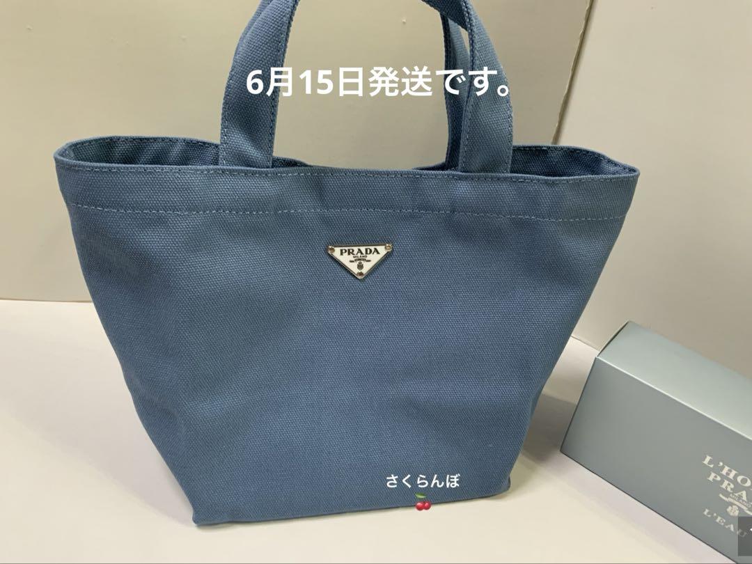 プラダノベルティ　最新ロゴプレート付き//トートバッグ　箱付き プラダノベルティ 最新ロゴプレート付き//トートバッグ 箱付き