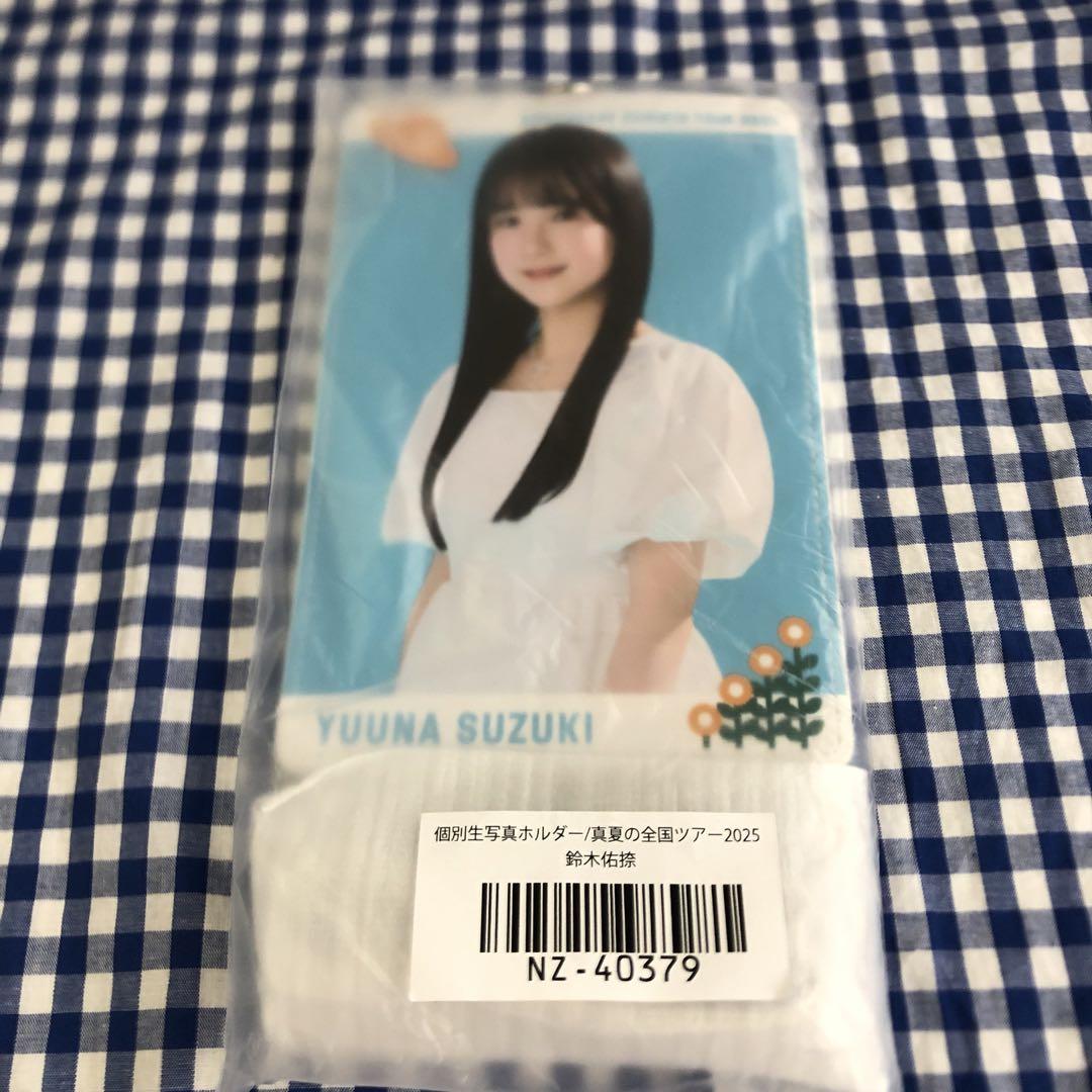 乃木坂46 鈴木佑捺 生写真 キーホルダー 鈴木佑捺 個別 生写真ホルダー 真夏の全国ツアー 2025 乃木坂46