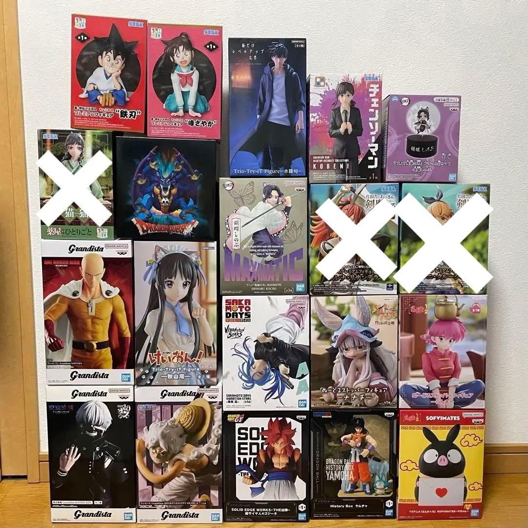 水篠旬等 プライズフィギュア 17点セット