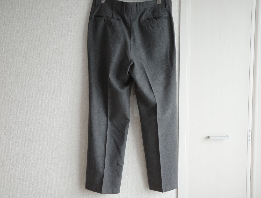 vintege wool straight slacks