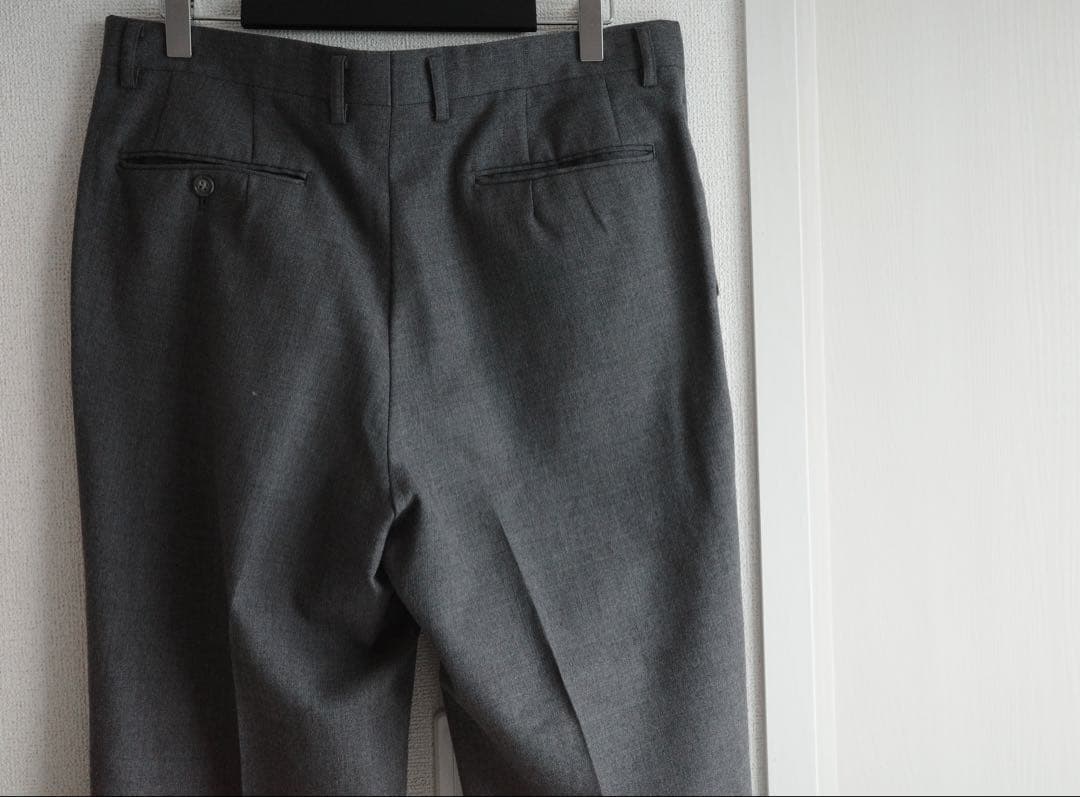 vintege wool straight slacks