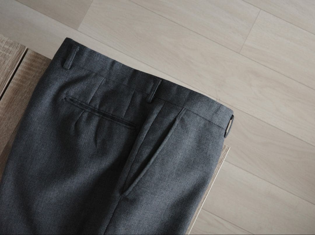 vintege wool straight slacks